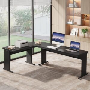 Tribesigns Escritorio en L 83" Reversible