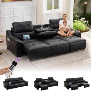 Sofá Seccional Respaldo Ajustable USB Eléctrico