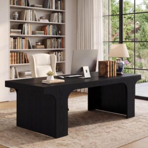 Tribesigns Escritorio Ejecutivo 70.9", Negro