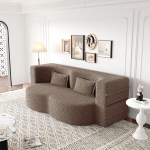 Sofá Cama Futón Plegable 78 Pulgadas Queen Biplaza Teddy