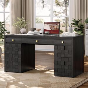 Escritorio Ejecutivo 58" Con Cajones Con Archivador Con Carga USB Con Almacenamiento