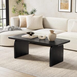 LITTLE TREE Mesa Auxiliar Rectangular Madera Granja Negro