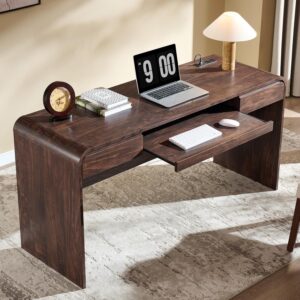 63" Escritorio Ejecutivo Con Cajones Con Carga USB Con Almacenamiento, Marr√≥n