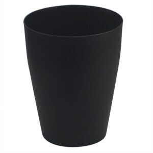 Feisco Cubo de basura pequeño, redondo de plástico, para baño, dormitorio, cocina