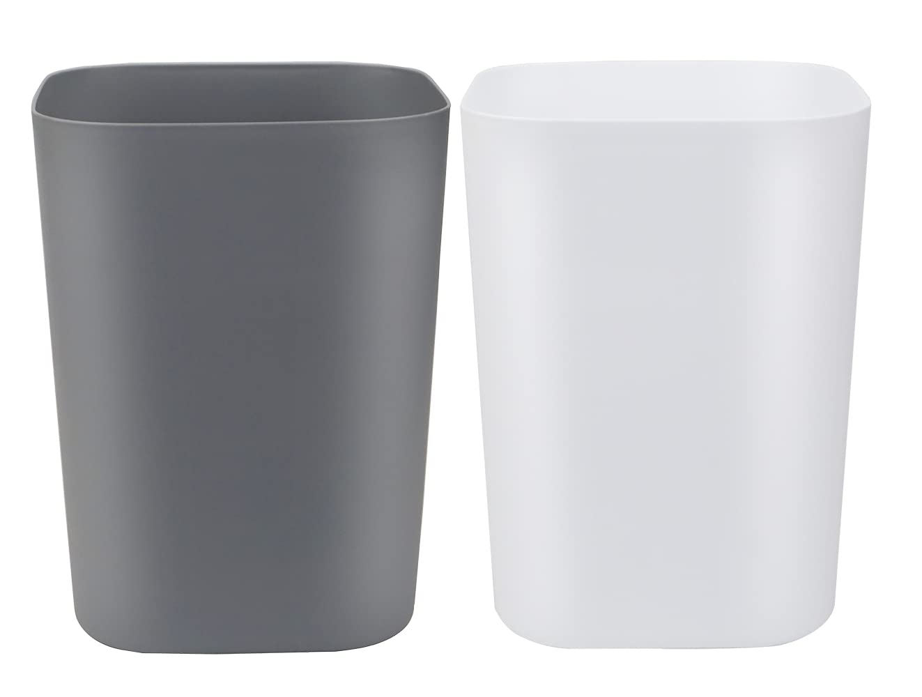 Cubo de basura pequeño de 2 galones, cubo de basura cuadrado para baño, dormitorio, cocina