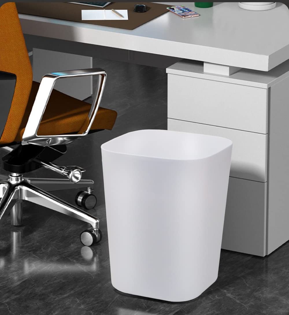 Cubo de basura pequeño de 2 galones, cubo de basura cuadrado para baño, dormitorio, cocina - Imagen 5