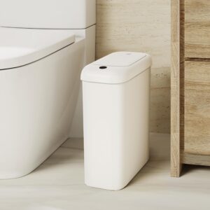 EKO Basurero automático de baño con tapa