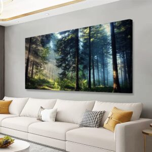 Lienzo decorativo para pared de árbol, hermoso paisaje para sala de estar