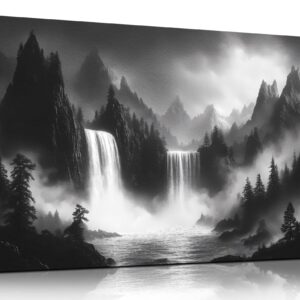 Imágenes de pared de montaña para decoración de sala de estar