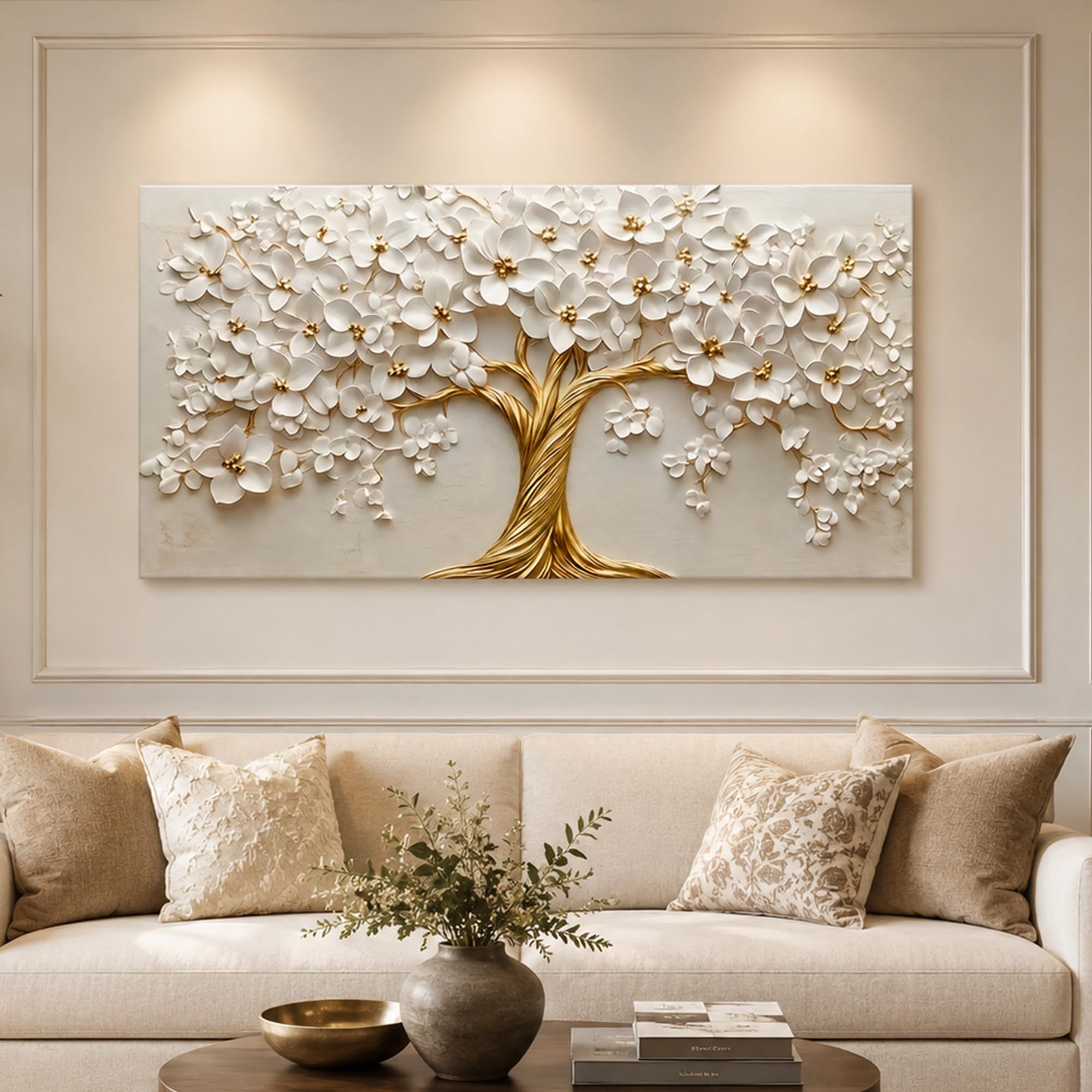 HANGYUEACE Lienzo decorativo para pared grande del árbol de la vida