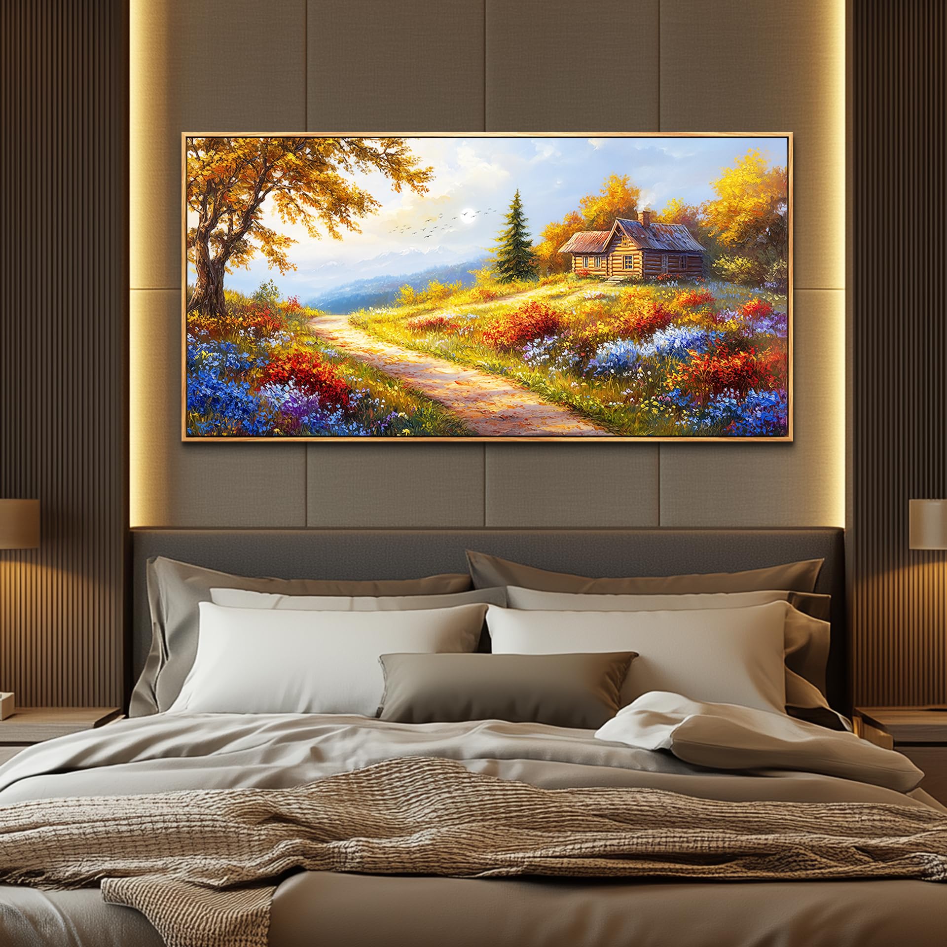 KELIYUAN Arte de pared grande para sala de estar, lienzo enmarcado - Imagen 3